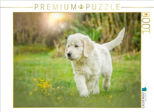 CALVENDO Puzzle EIN Motiv aus dem Kalender Golden Retriever... Herzenshunde | 1000 Teile Lege-Größe 64 x 48 cm Foto-Puzzle für glückliche Stunden