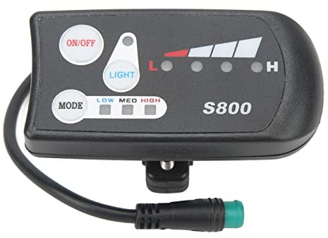 Gavigain Elektrische Anzeige, Scooter S800 LED Anzeige mit wasserdichtem Stecker, 36V 48V