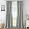 MRTREES Voile vorhänge lichtdurchlässig Vorhang 245 cm lang, Vorhang hellgrüngrau 2er Set, gardinen Wohnzimmer 132 cm breit modern elegant