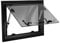 Asixxsix RV Fenster, 400 x 300mm RV Ausstiegsfenster Doppellagiges UV-geschütztes RV Ausstiegsfenster, vielseitiges Camper Fenster mit Schirm, Sonnenschutz, für RV Camper Trailer Van