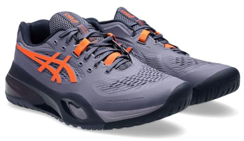 ASICS 1041A481-500 Gel-Resolution X Herren Greyish Purple/NOVA ORANGE EU 42