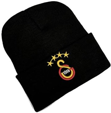 Gök-Türk Beanie Mütze mit Logo Galatasaray GS - schwarz