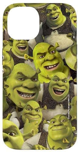 Shrek Cool Epic All Shrek Faces Collage Logo Hülle für iPhone 14