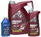 MANNOL Energy Combi LL SAE 5W-30 API SN 5L + 1L (6 litros) Longlife Engine Oil Aceite De Motor + Líquido de frenos MANNOL DOT-4 Brake Fluid 0,5L Remolque de Cambio de Aceite Tubo De Descarga Vertedor