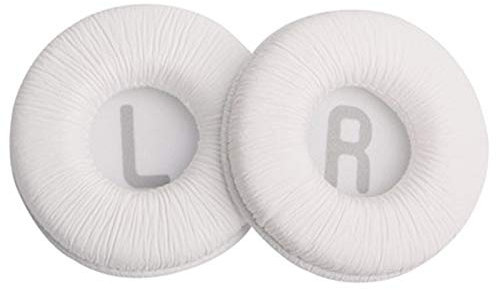 Ersatz Ohrpolster Kompatibel mit JBL Tune 510 BT – Bluetooth On-Ear Kopfhörer Ohrenschützer Atmungsaktives Mesh+Memory Schwamm Kopfhörer Proteinhaut Abdeckung (1:1,LR White)