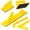 5Pcs Push Block and Stick Set Plastic Table Saw Push Stick Set Safety Woodworking Block Hand Tool Band Saw Wood Pusher for Table Router