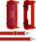 Aenllosi for JBL Flip 7 Bluetooth Speaker Silicone Case,Travel Carrying Cover with Shoulder Strap,Case Only,Not Included Speaker(Red)