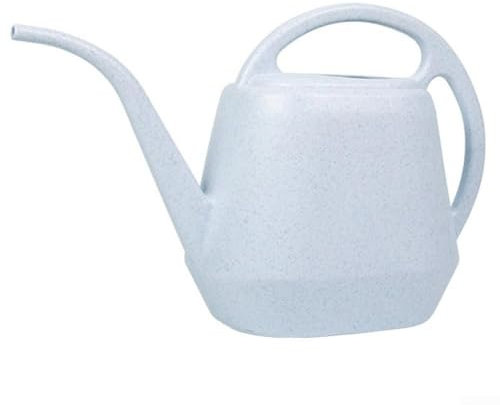 Arrosoir en plastique de 2 L pour plantes d'intérieur et d'extérieur, carafe de jardin facile à verser avec long bec, pour fleurs, plantes d'intérieur et jardinage (gris)