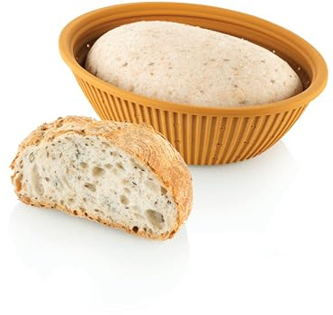 SILIKOMART Brotkorb, Gärkorb aus Silikon, 237 x 181 cm, Höhe 71 mm, Vol 1500 ml, Gärkörbe, perfekt geformt, Gärkörbe, perfekte Formen
