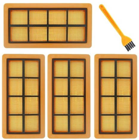 4pcs Filter Compatible with Kärcher AD2 AD2 AD3 AD3 AD4 AD4 AD3.200 AD3.000 Ash and Dry Vacuum Cleaner Replacement Parts