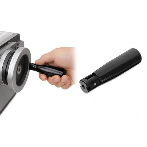 FOMIYES Foldable Revolving Handle Crank Grip M4 Machine Handwheel Nylon Rotating Replacement Grip for Lathe and Industrial Tools