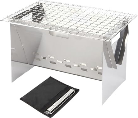 Tragbarer Grill Klappbarer Edelstahl