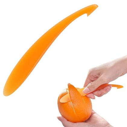 Orangenschäler,Apfelsinenschäler Orange Sparschäler Mandarinen Schäler Citrus Peeler Orangenschneider Manuell Effektiver Kurbel Zitrusschäler Mandarinenschäler Orangenöffner Gadgets für Orangenschale