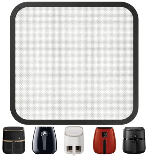 Spritzschutz Heißluftfritteuse, Airfryer Zubehör Kompatibel mit Cosori TurboBlaze 5,5L 6,0L 6,2L/ Philips Airfryer Zubehör HD9285/90 XXL 7,2L und HD9270/90 XL 6,2L, Edelstahl Schutzgitter
