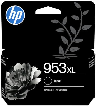 HP 953XL Schwarz Original Druckerpatrone, hohe Reichweite | Tinte für HP OfficeJet Pro 7700, 8200, 8700, ~2000 Seiten (L0S70AE)
