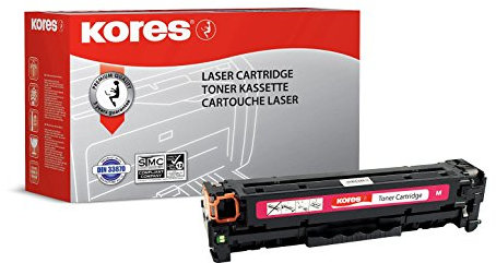 Kores Tonerkartuschen für Modell Color Laserjet CP2025, 2320, 2800 Seiten, rot