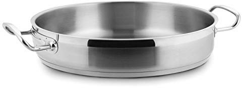 LACOR - 57640 - Paellera Sin Tapa 40x8cm INOX 18% CR.