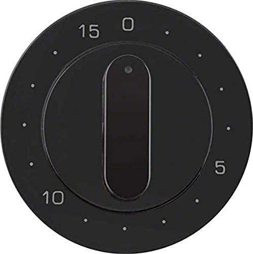 Tapa con mando rotativo para temporizador mecánico, máx. 15 min, R.1/R.3,bl pol