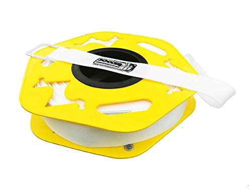 Soccer Innovations Field Marking Tape with Anchors, 40-Yard Length,White/Yellow