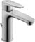 Duravit B.1 Waschtischarmatur, Größe M (Auslauf Höhe 110 mm), Wasserhahn Bad mit Zugstangen-Ablaufgarnitur, Waschbecken Armatur mit Keramikkartusche, Chrom