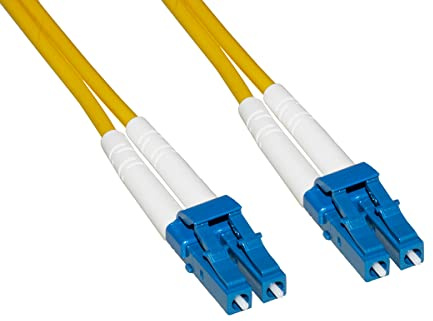 LSZH Duplex OS2 Multimode Glasfaserkabel 9/125, LC-LC, 1 m.