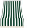 IlGruppone Tenda da Sole Tessuto Resistente per Esterno, Terrazzo, con Anelli Lavabile Frange Pizzo, da Balcone - Verde - 200x295 cm
