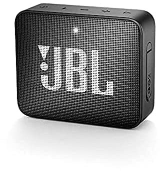 JBL GO 2 Altavoz inalámbrico portátil con Bluetooth, resistente al agua (IPX7), hasta 5h de reproducción con sonido de alta fidelidad, negro