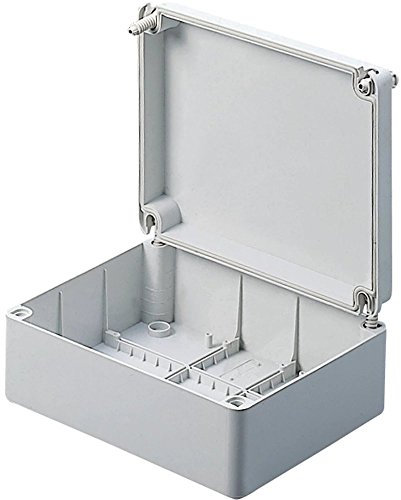 Gewiss Wasserdichte Abzweigdose mit niedrigem Schraubdeckel für glatte Wände IP56, grau