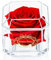 Eternal Petals A 100% Real Rose That Lasts Years, Handmade in London, Flowers Delivery Next Day Prime UK – Gold Solo (Red)
