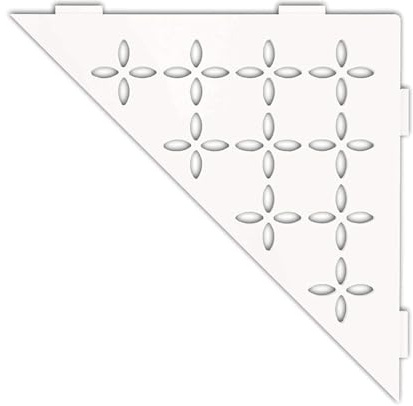 Schlüter SHELF-E-S1 210x210mm Floral Brillantweiß matt