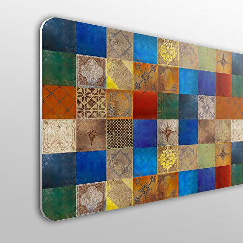 MEGADECOR Kopfteil für Bett, PVC, 10 mm, dekorativ, Modell Welland (200 cm x 60 cm)