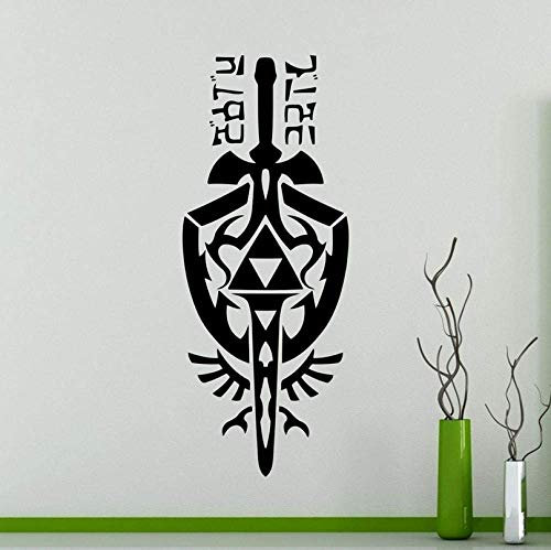 Wandaufkleber Zelda Sky Sword Wandtattoo Spiel Home Decoration Anime Kreatives Schlafzimmer Kunst Dekor Vinyl Kinderzimmer Kinderzimmer 34X85Cm