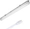 ELG Leuchten LED Feuchtraumleuchte 16,4W Hochwertige Glas Röhre 4000K Neutralweiß 1800lm IP66 Feuchtraumwannenleuchte Kellerleuchte Arbeitsleuchte Werkstattleuchte Hallenleuchte Nassraumleuchte