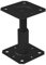 GRUNDLINE Support de poteau réglable en hauteur de 100 à 150 mm - Support de poteau à visser - Pied de support - Ancrage de poteau - Douille à visser - Ancre - Tige filetée M20 - Plaque d'ancrage 100