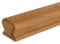 Handlauf Eiche lackiert - 55x50mm - Omega (130 cm)