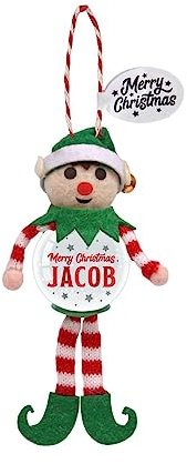 Personalised Snowglobe tree decoration (Jacob)