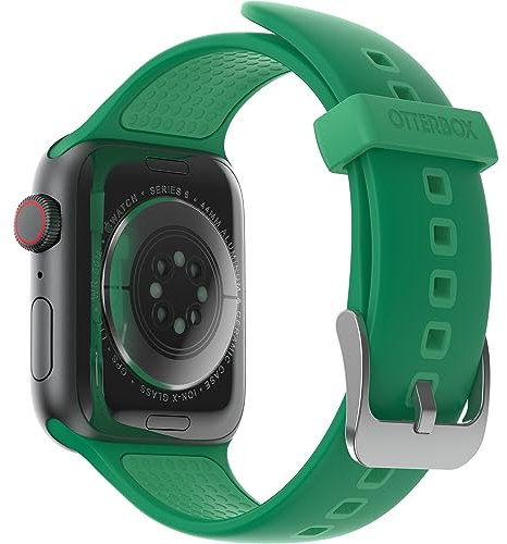 OtterBox All Day Cinturino per Apple Watch Series 10/9/8/7/6/SE 2ª gen/SE 1ª gen/5/4, 44mm/45mm/46mm, morbido al tatto e resistente all'usura, cinturino in Silicone per Apple Watch, Verde Chiaro