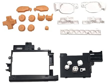 1 ensemble de boutons complets en plastique pour Nintendo 2DS XL LL, Replacement emnet ABXY L R ZL ZR D Pad Cross Button
