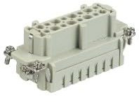 Crimpsteckdoseneinsatz - Buchseneinsatz für 16p Stecker