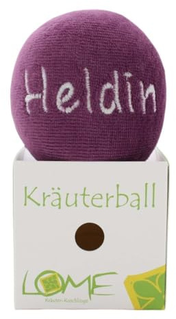 Lome Kräuterball - Knetball mit Bio Lavendel - Handtrainer Antistressball - Duft Anti Stress Bälle - Knautschball Kinder und Erwachsene - Motorikball (Heldin)