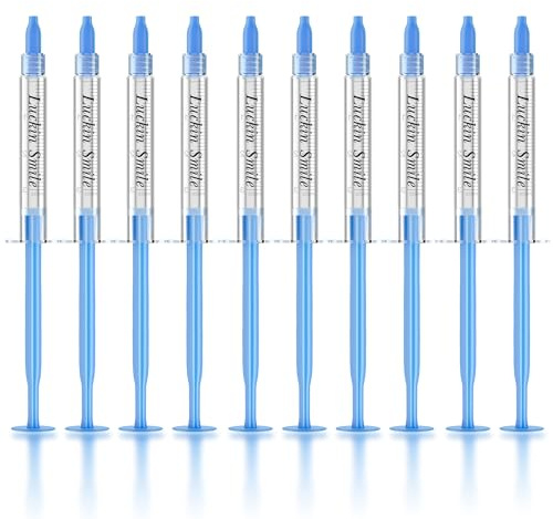35% Teeth Whitening Gel Refills,Carbamide Peroxide Gel for Trays 60 Whitening Treatments, No Sensitivity Teeth Whiteners, 10-Pack 3ml Whitening Gel for Teeth Whitening Kits