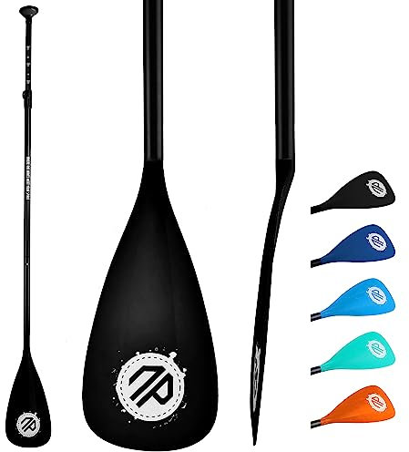 niphean SUP Paddel, Schwimmfähiges Kajak Paddel in 3 oder 4 Abnehmbaren Teilen, Verstellbares Doppelpaddel für SUP (198–218 cm), Robuste Stand up Paddle