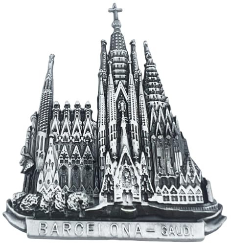 Kühlschrankmagnet Barcelona Gaudi Spanien 3D Souvenir Reise Kühlschrank Dekoration Magnet Aufkleber Handwerk