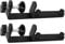 OSALADI 2pcs Pegboard Desk Bracket Pegboard Table Mount Desktop Connector Shield Holder Desk Shelf Clamp Support Pegboard Installing Tool for Garage Kitchen Home Office Black