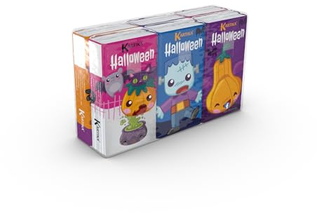 Kartika |Taschentücher 6 x 9 4-lagig Karitka Halloween