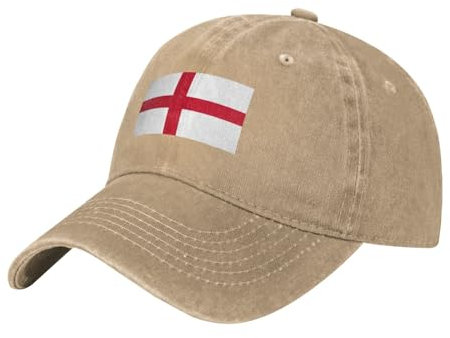 Unisex Angeln Hüte Flagge Von England Distressed Basecap Verstellbar Outdoor Hut Leicht Baseball Kappe Mütze Für Tennis Laufen Reisen