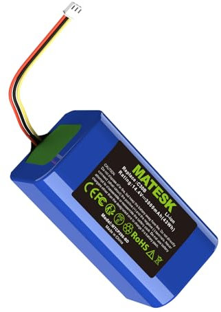 14.4V 3000mAh D071-INR-CH-4S1P Batería Aspirador para Liectroux C30B, C30B 2D,Midea M4,Blaupunkt XBoost BPK-VCBB1XB, para Proscenic Neo 820P 830P MD-C30B Robot Aspirador
