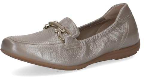 CAPRICE Damen 9-24654-42 Slipper, Stone PER.Deer, 42 EU