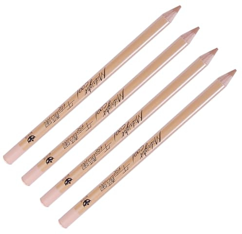 FONDOTIN 4 Stück Concealer Stift Natürlichen Ton Abdeckstift gegen Augenringe Flecken Sommersprossen Hautfreundlich Kompakt für Damen Make Up Unterwegs