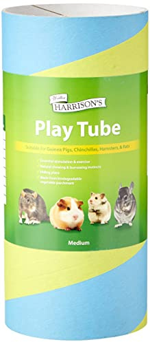 Walter Harrison's Small Animal Portable Play Tube, 10 cm Medium | Interactive Exercise Tunnel, Encourages Exploration, Reduces Stress, Easy to Clean, Fits Guinea Pigs, Chinchillas & Hamsters